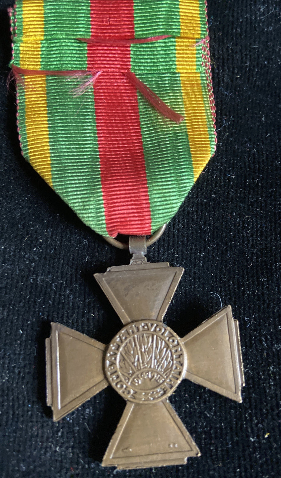 France, Volunteer Combatant's Cross 1914–1918