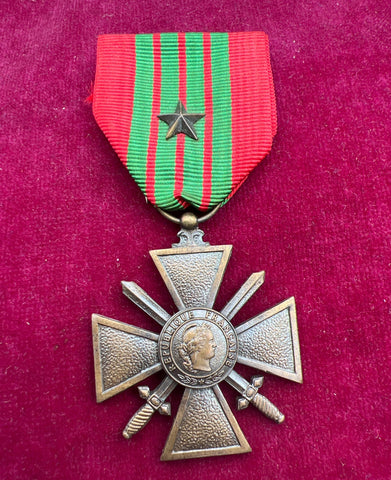 France, War Cross, dated 1939/1940, WW2, mint example