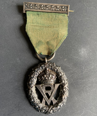Volunteer Officers' Decoration to Lieutenant Colonel Hubert J. Candy, 1 West Riding of Yorkshire, Western Division, Royal Artillery, with some history
