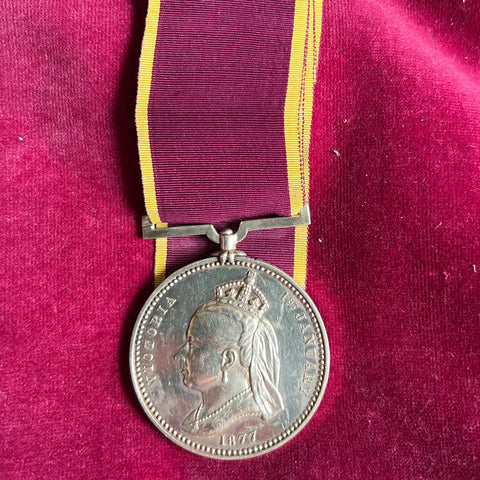 Empress of India Medal, 1877, large, silver, a good example