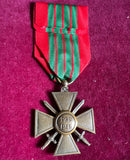 France, War Cross, WW2 type, dated 1939-1945, with various emblems