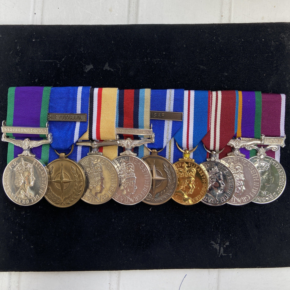 Group of 9 to Cpl. D. J. Kitching, 8th Sig. Regt., R.L.C. Includes photos, documents & full service history