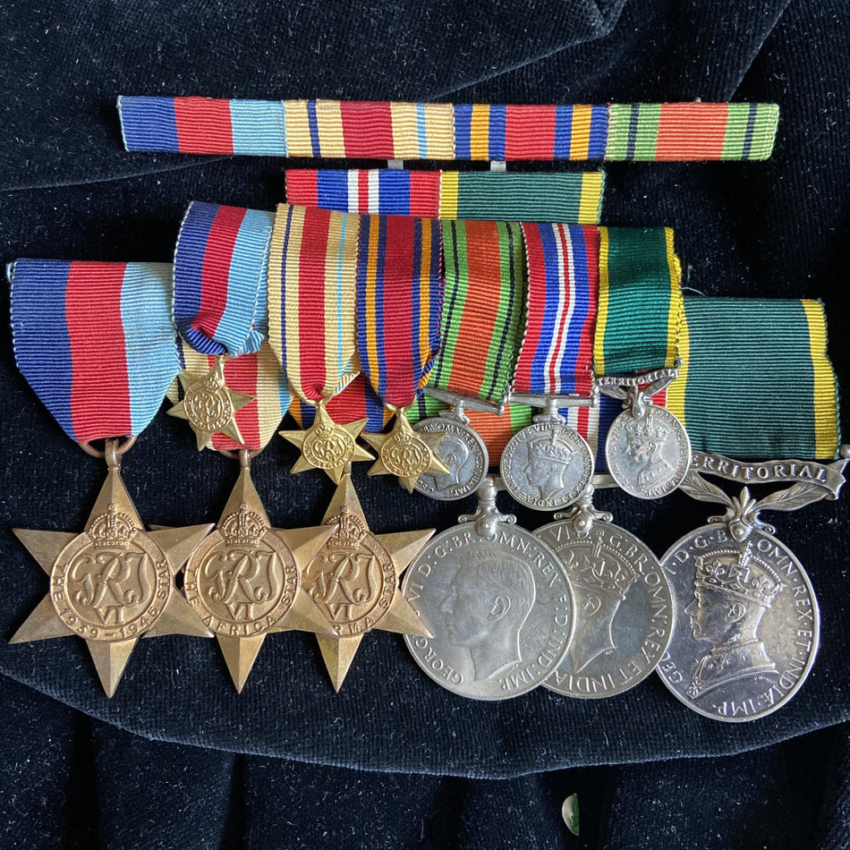 Group of 6 to Captain Ronald Williams, Royal Artillery, with miniatures & bars, served from 26/11/1941