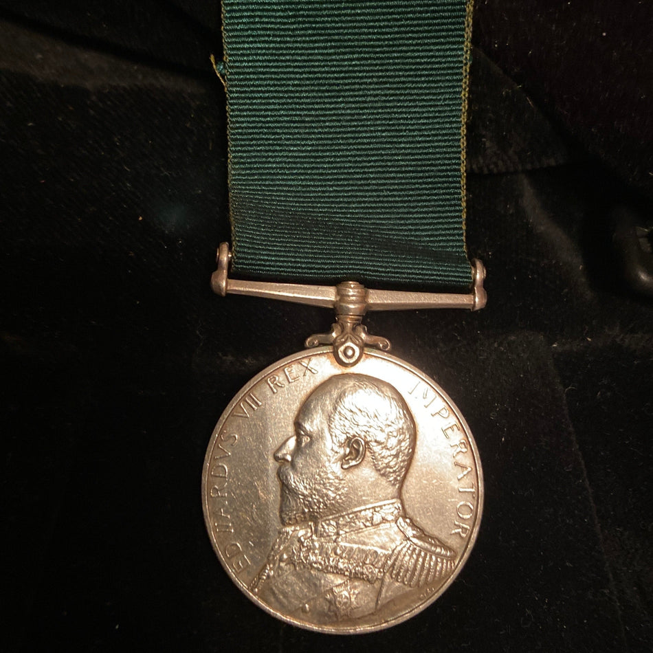 Royal Naval Reserve Long Service and Good Conduct Medal, Edward VII version, to D.239 Seaman J. W. Lewaite, Royal Naval Reserve