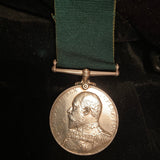 Royal Naval Reserve Long Service and Good Conduct Medal, Edward VII version, to D.239 Seaman J. W. Lewaite, Royal Naval Reserve