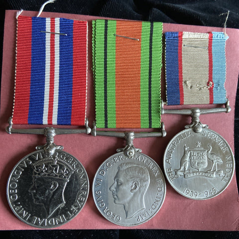 Australia, group of 3 to 17180 Flying Officer Brian Edward Pearse, Royal Australian Air Force, Equipment Branch, with full service history