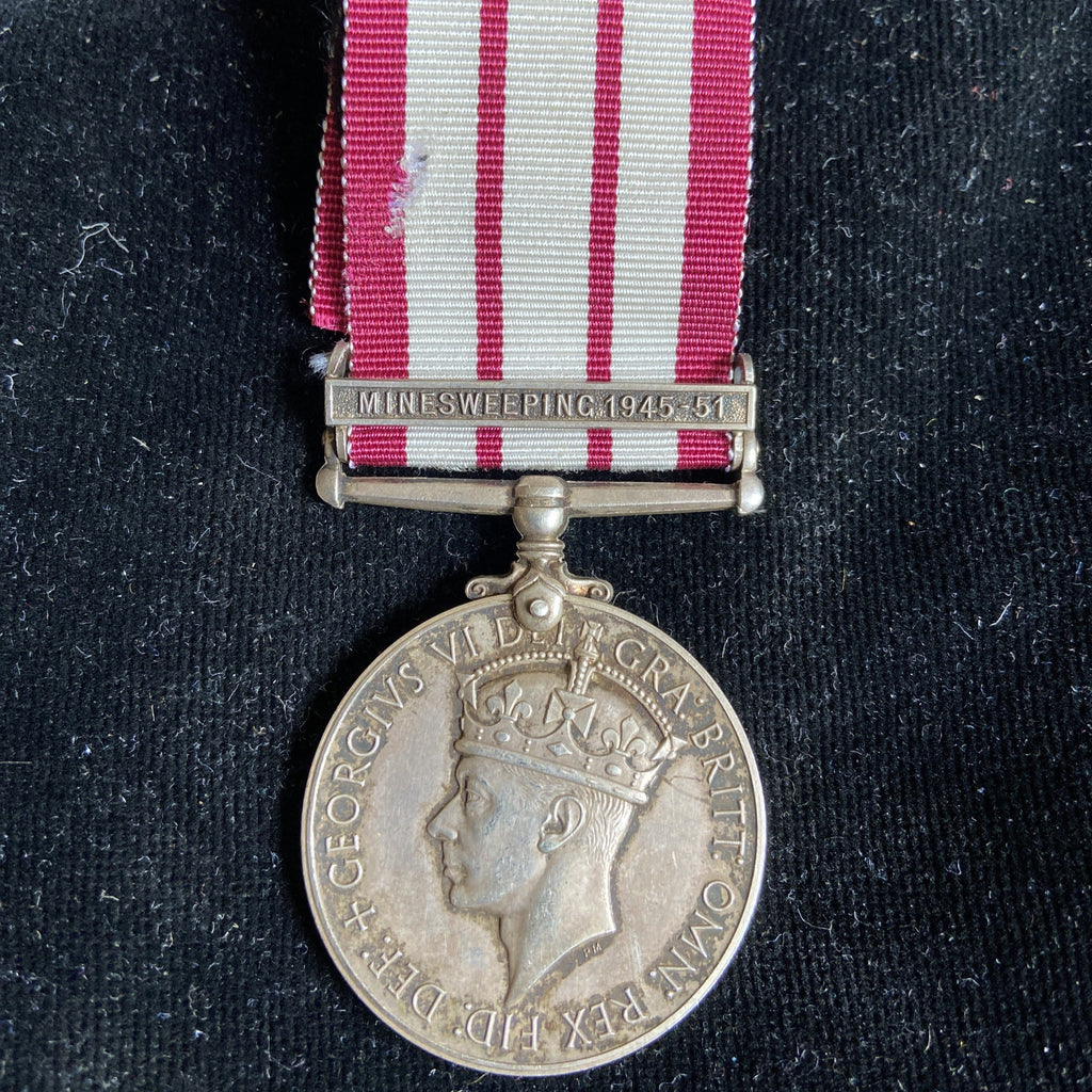 Naval General Service Medal, Minesweeping 1945-51 clasp, to P/SSX819223 A.B. J. Handle, Royal Navy