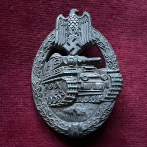 Nazi Germany, Tank Battle Badge, marked 1942 A.W.S.