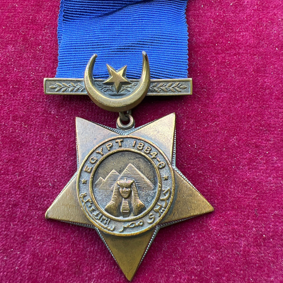 Khedive's Star, Egypt, 1884-86