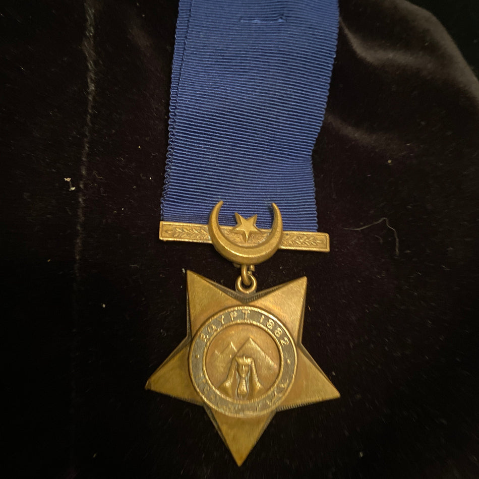 Khedive's Star, 1882, named on reverse