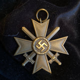 Nazi Germany, War Merit Cross with swords, maker marked no.100, early type