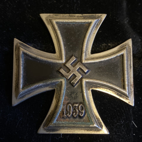 Nazi Germany, Iron Cross, 1st class, unmarked, some stains