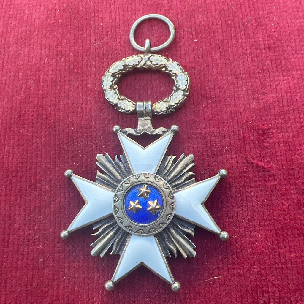 Latvia, Order of the Three Stars, 4th class, some wear to order, no damage to the enamel