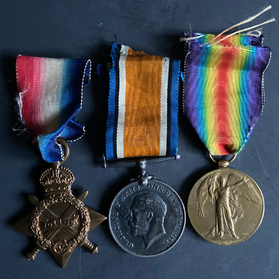 WW1 trio to A.1149 Armour Staff Sergeant William C. Wilbourne, Army Ordnance Corps, served Egypt 24/4/1915