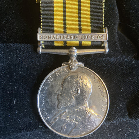 Africa General Service Medal, Somaliland 1902-04 bar, to Leading Stoker Arthur Joshua Snow, HMS Highflyer, Royal Navy