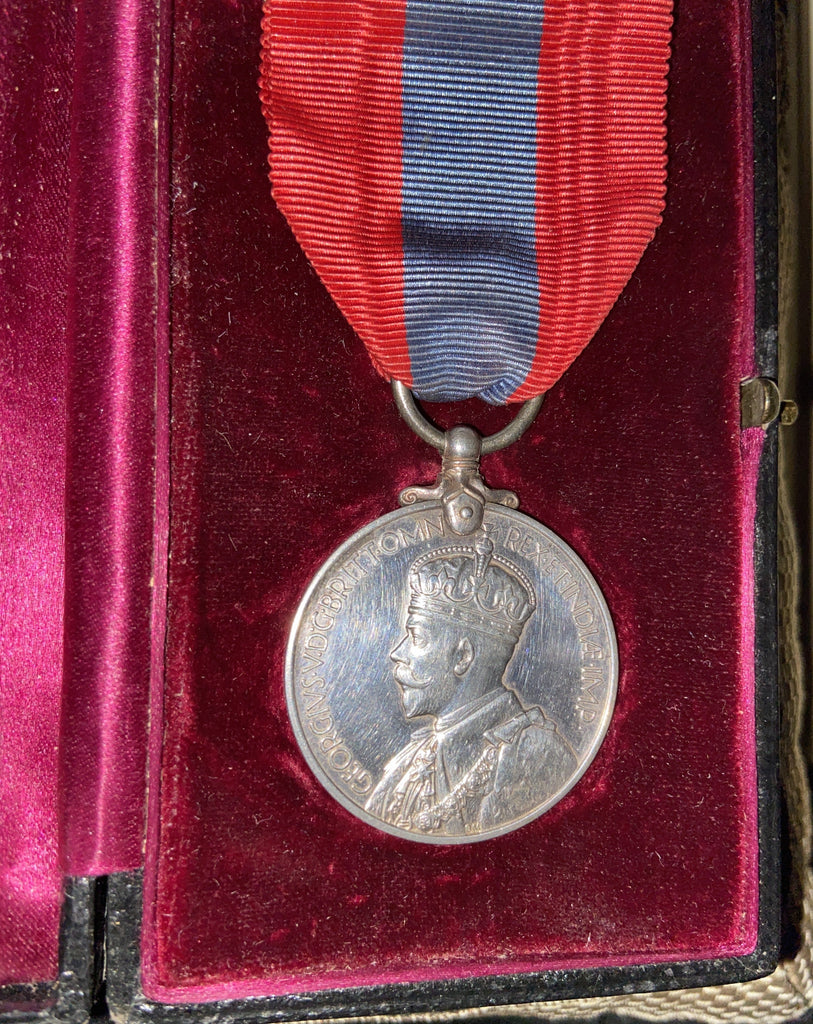 Imperial Service Medal (George V robed type) to Frederick Edward Price, Postman, Worcester, London Gazette 1st May 1934