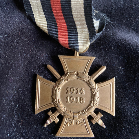 Germany, Cross of Honour, 1914-18, military type, maker marked