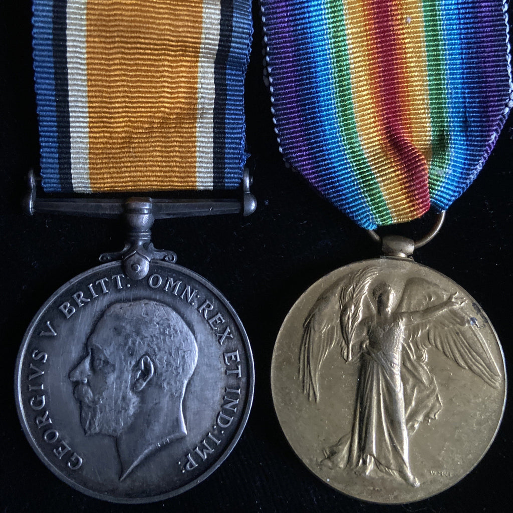 WW1 pair to Joseph E. Gough, Army Ordnance Corps