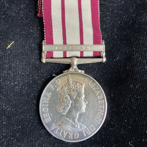 Naval General Service Medal, Near East clasp, to P/LX. 751070 Stwd. W. Jarvis, Royal Navy