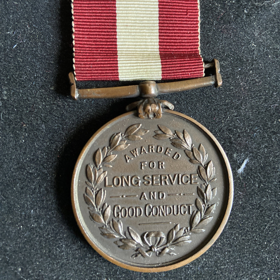 London Private Fire Brigade Association Long Service & Good Conduct Medal to 386 J. L. Marshall