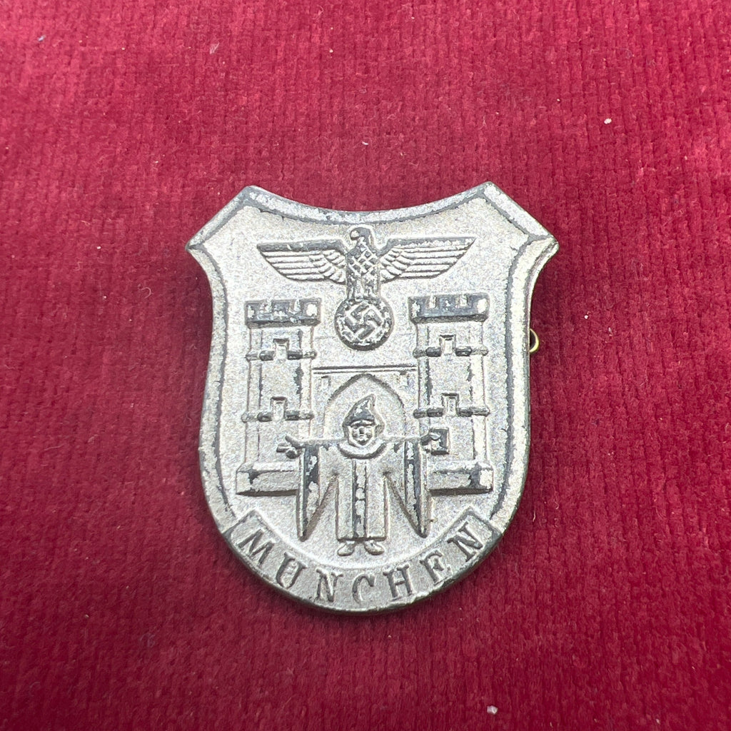 Nazi Germany, rally badge from Munich, Winter Help, 1939-40