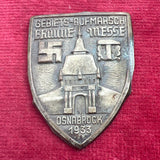 Nazi Germany, rally badge from Osnabruck, 1933
