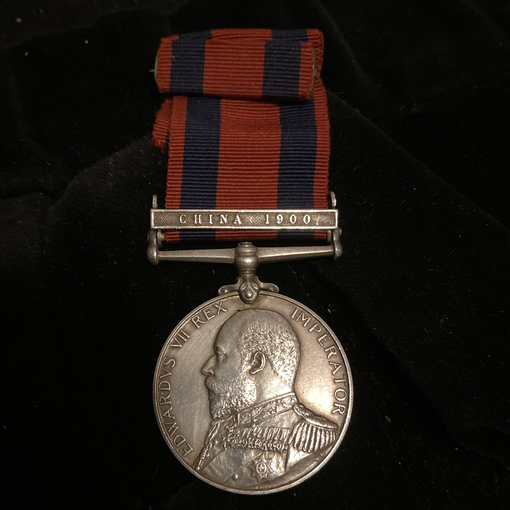 Transport Medal, China 1900 clasp, to Officer W. B. Barnes, HMS Fultala, Royal Navy, scarce, B.I. Lines, only 145 medals issued to officers, with history