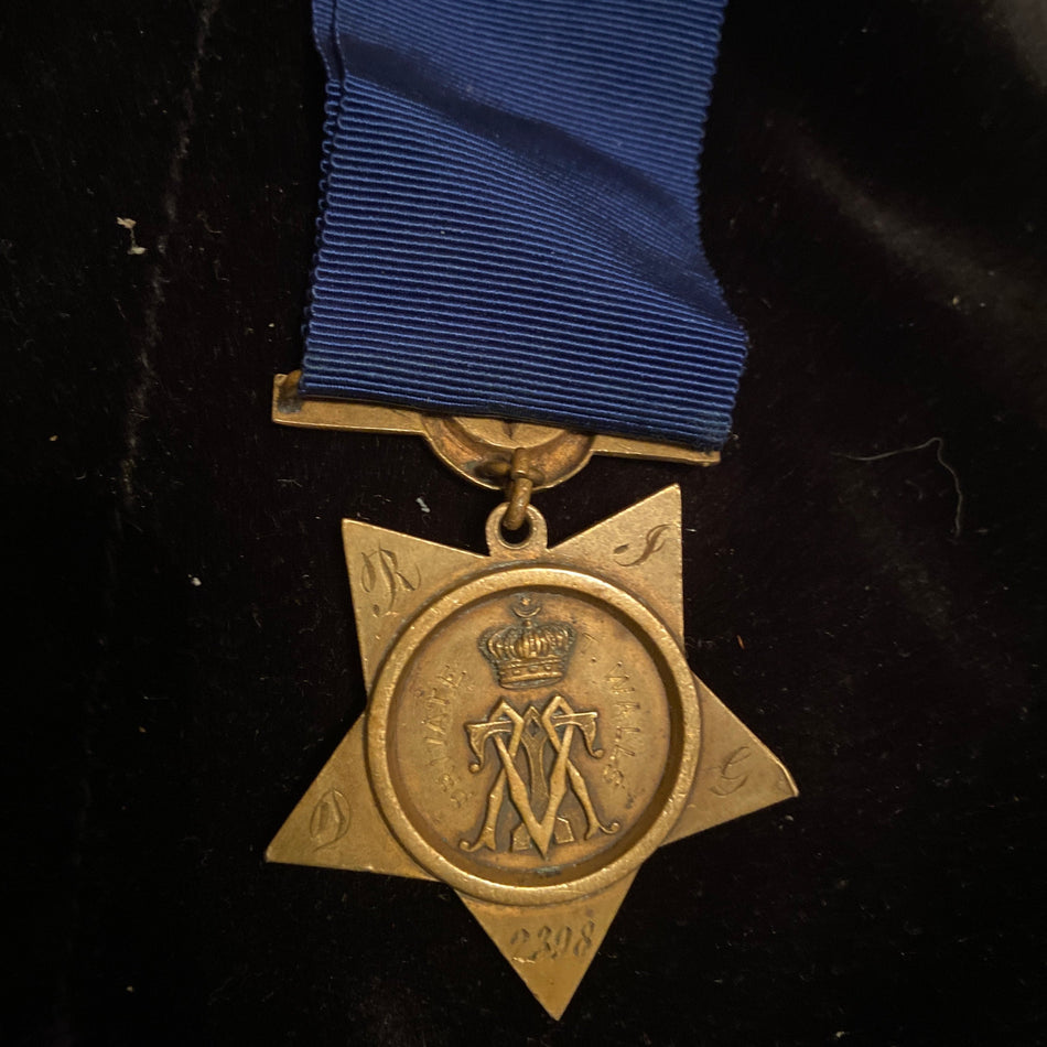 Khedive's Star, 1882, named on reverse