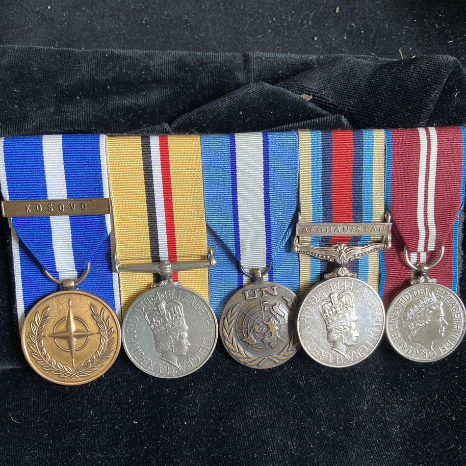 Group of 5 to 25058763 Corporal J. Gilmour, Royal Logistics Corps. Served in Iraq & Afghanistan