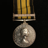 Africa General Service Medal, Kenya bar, to 22249345 P. G. C. Scamp, Buffs.
