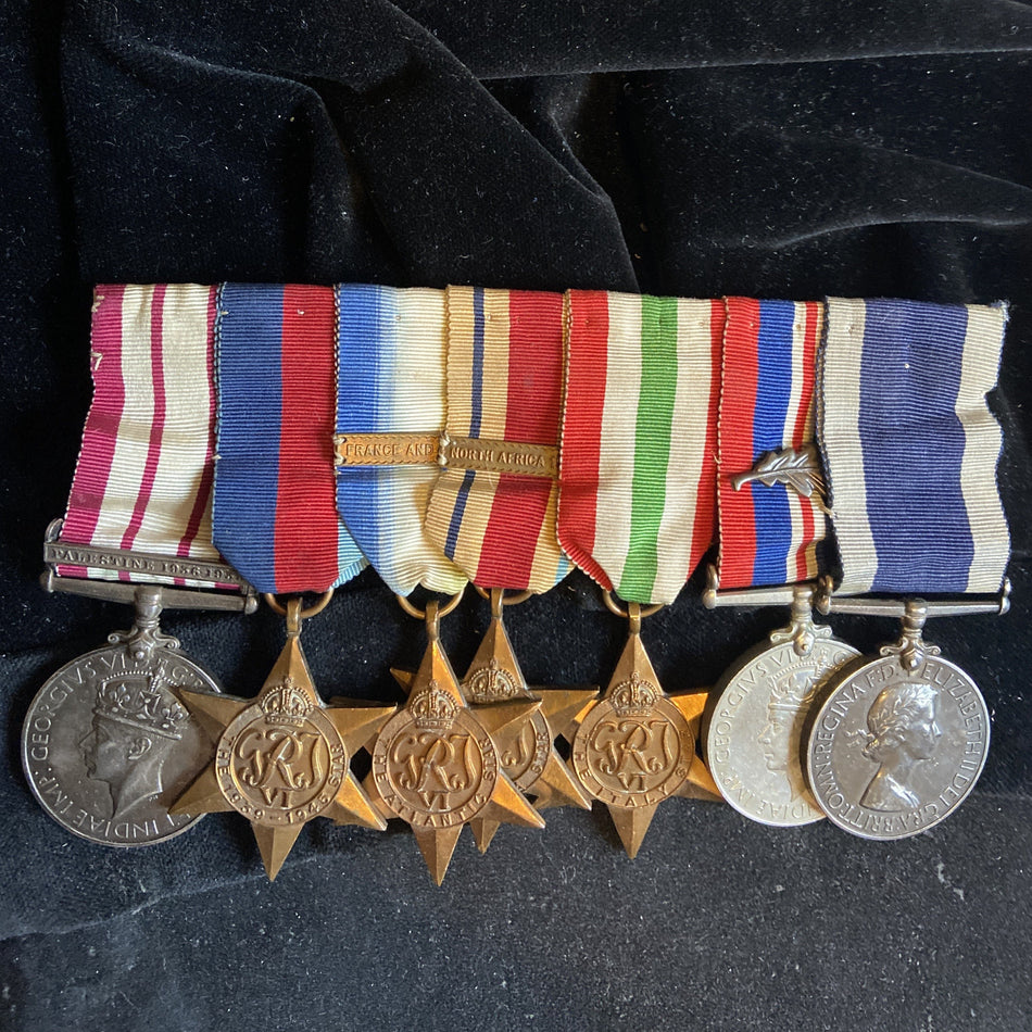WW2 group of 7 to CJX140625 Acting Seaman Edward Common Hall, Royal Navy. MiD 11/7/1940 on HMS Leath, later served in the Royal Australian Navy (Naval LSGC named to R.A.N.) includes some history, scarce
