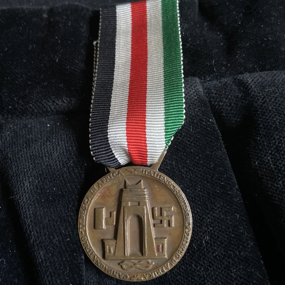 Nazi Germany/ Italy North Africa Medal 1941-42, early type, bronze