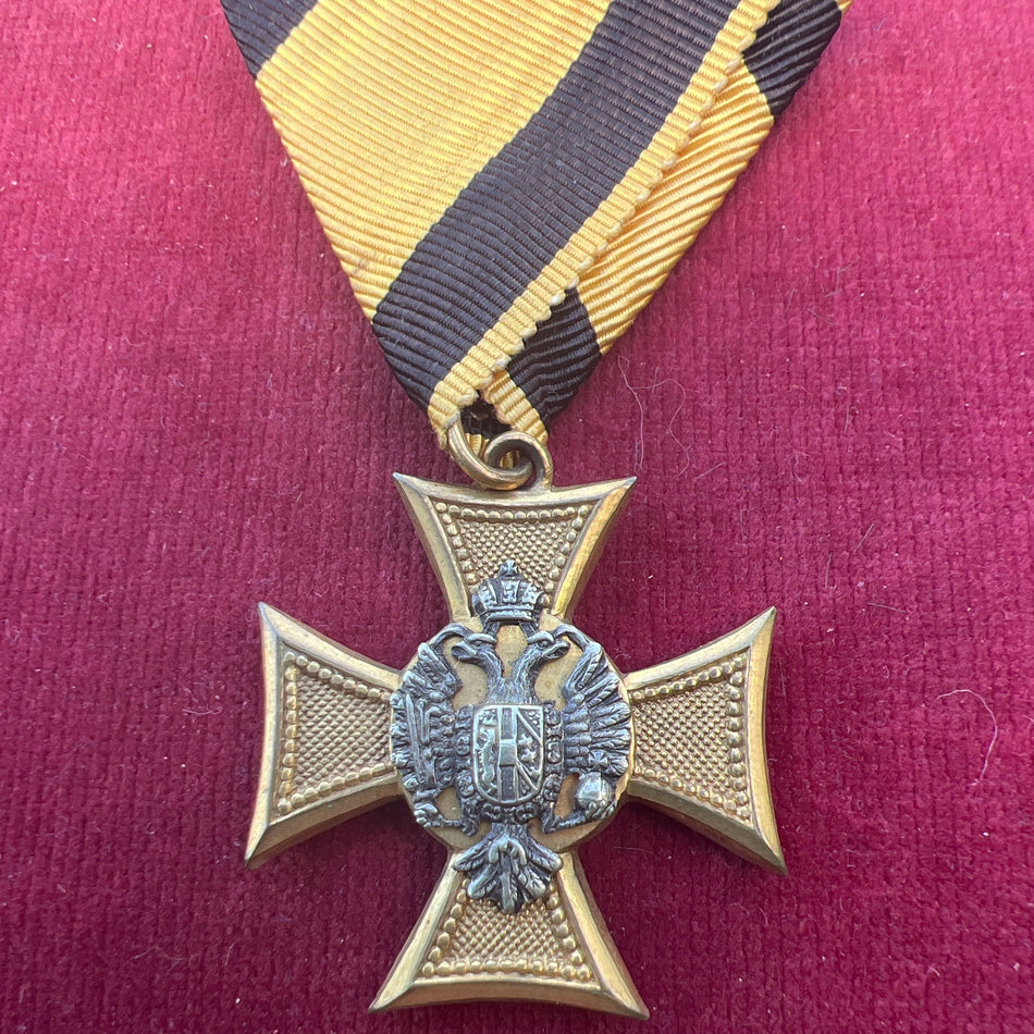 Austria-Hungary, Long Service Cross, a nice example