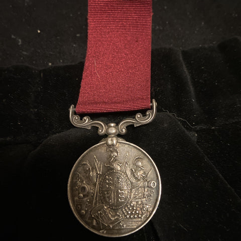 Medal for Long Service and Good Conduct (Military) to Staff Sergeant T. Wright, Army Service Corps