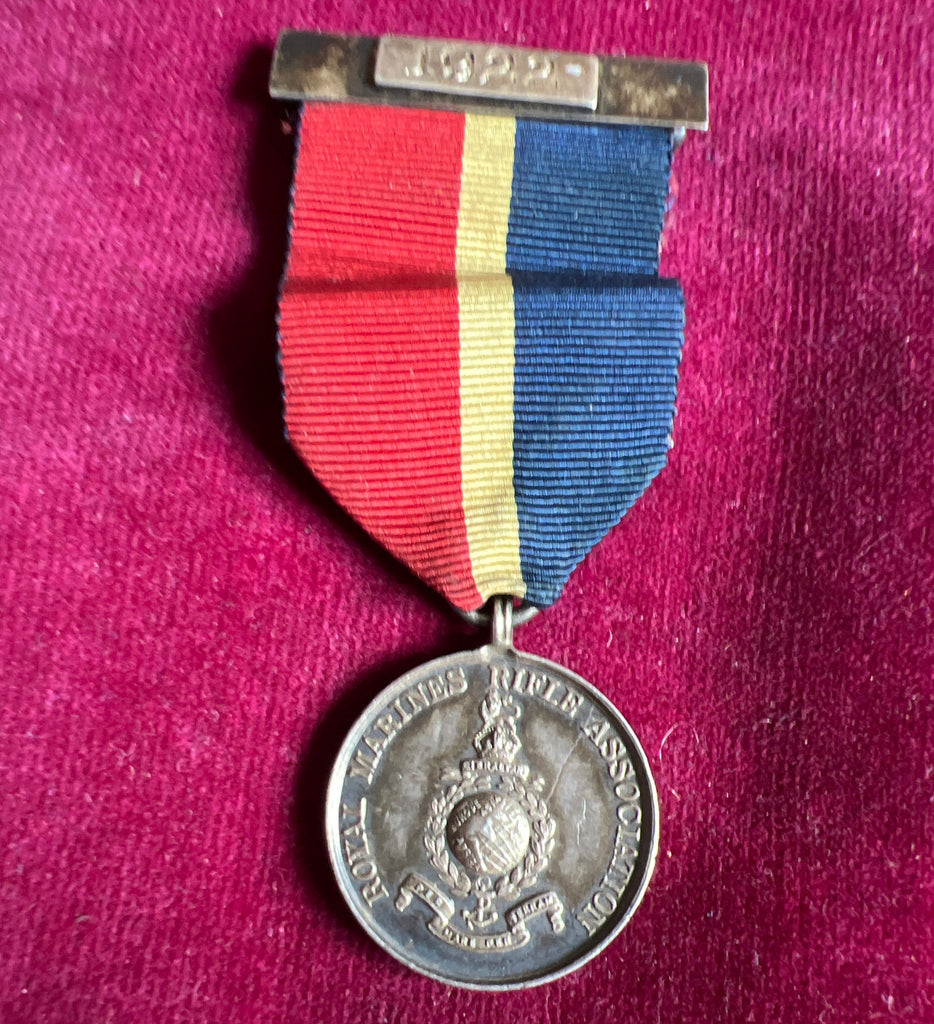 Royal Marines Rifle Association Medal, awarded to Corporal F. V. G. Bacon, Winner's First Reserve Challenge Trophy 1922