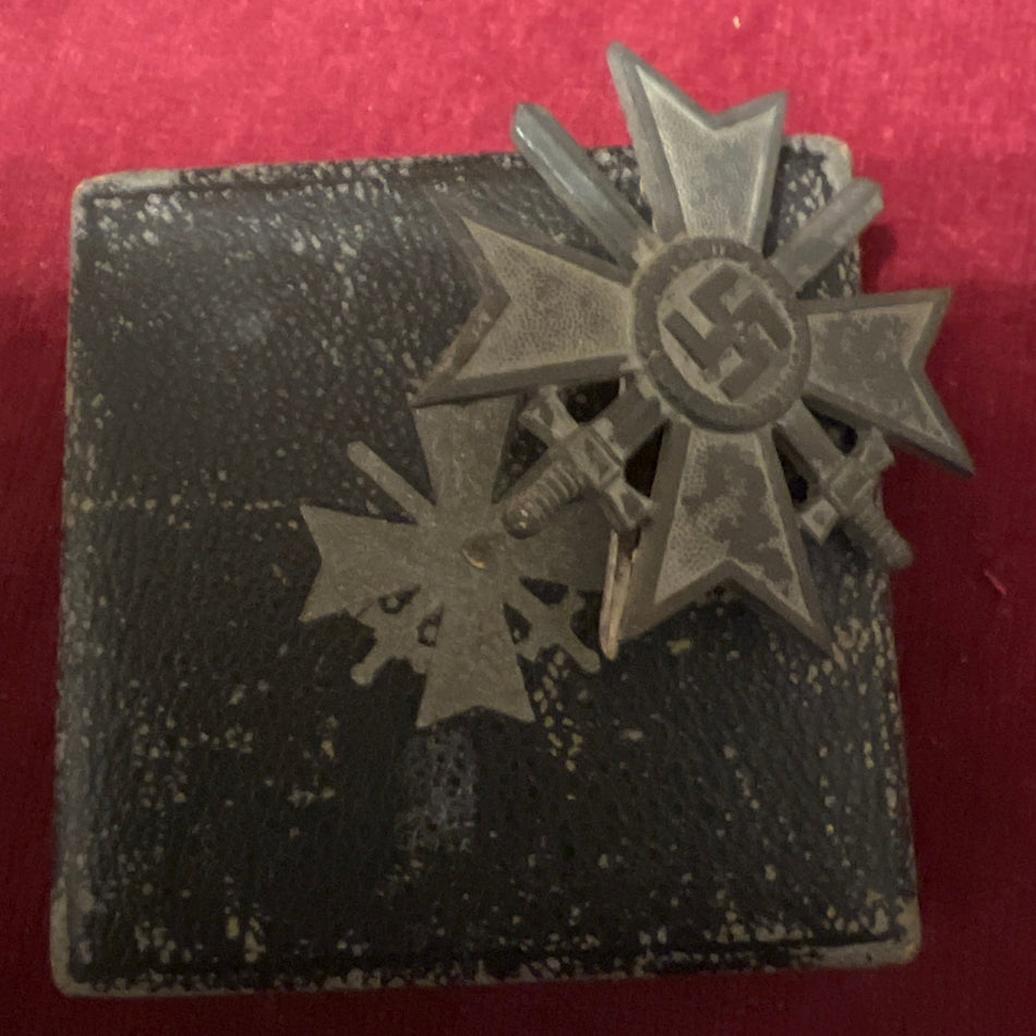 Nazi Germany, War Merit Cross, 1st class, maker marked number 3, in case of issue, slightly worn