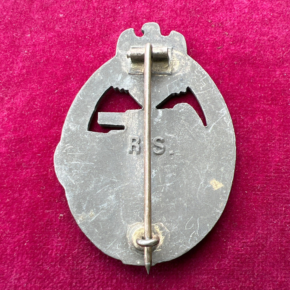 Nazi Germany, Tank Battle Badge, marked R.S.