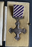 Distinguished Flying Cross in original case, dated 1944, a nice mint example