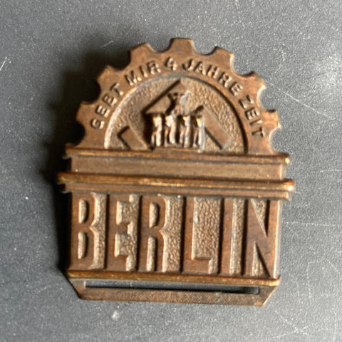Germany, Berlin anniversary rally badge
