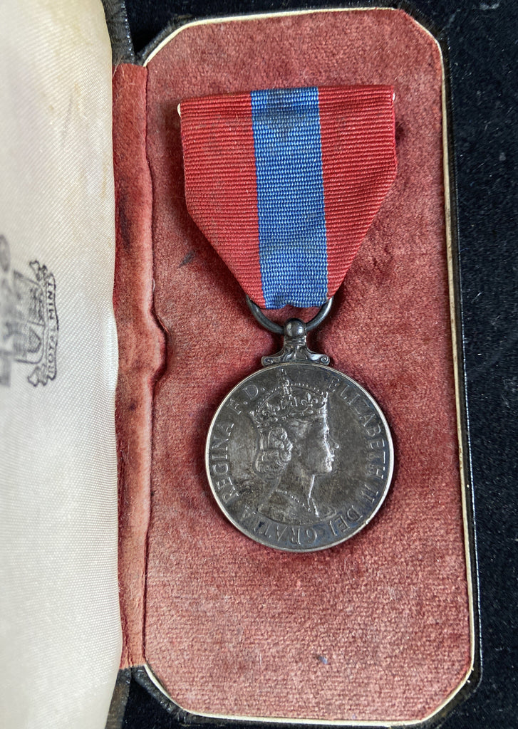 Imperial Service Medal to Robert James Clay, Elizabeth II issue in box