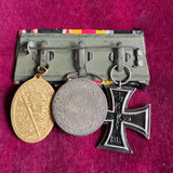 Imperial Germany, group of 3: Iron Cross, Baden Medal of Merit & Kuffhbund Medal 1914-18, WW1