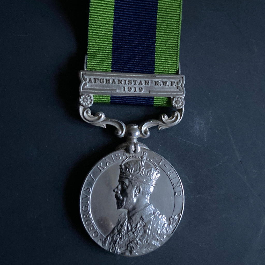 Indian General Service Medal, Afghanistan N.W.F. 1919 bar, to Pte. Herbert H. King, 1st Battalion, Yorkshire Regiment