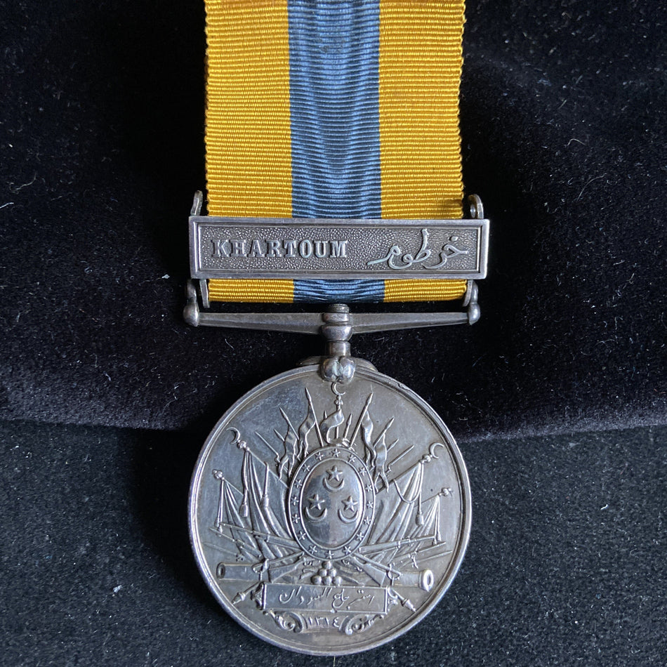Khedive's Sudan Medal, Khartoum bar (2 September 1898) (For the Battle of Omdurman) to Pte. T. Owen, Grenadier Guards