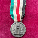 Italy, North Africa Medal, 1941-43, zinc metal, late war