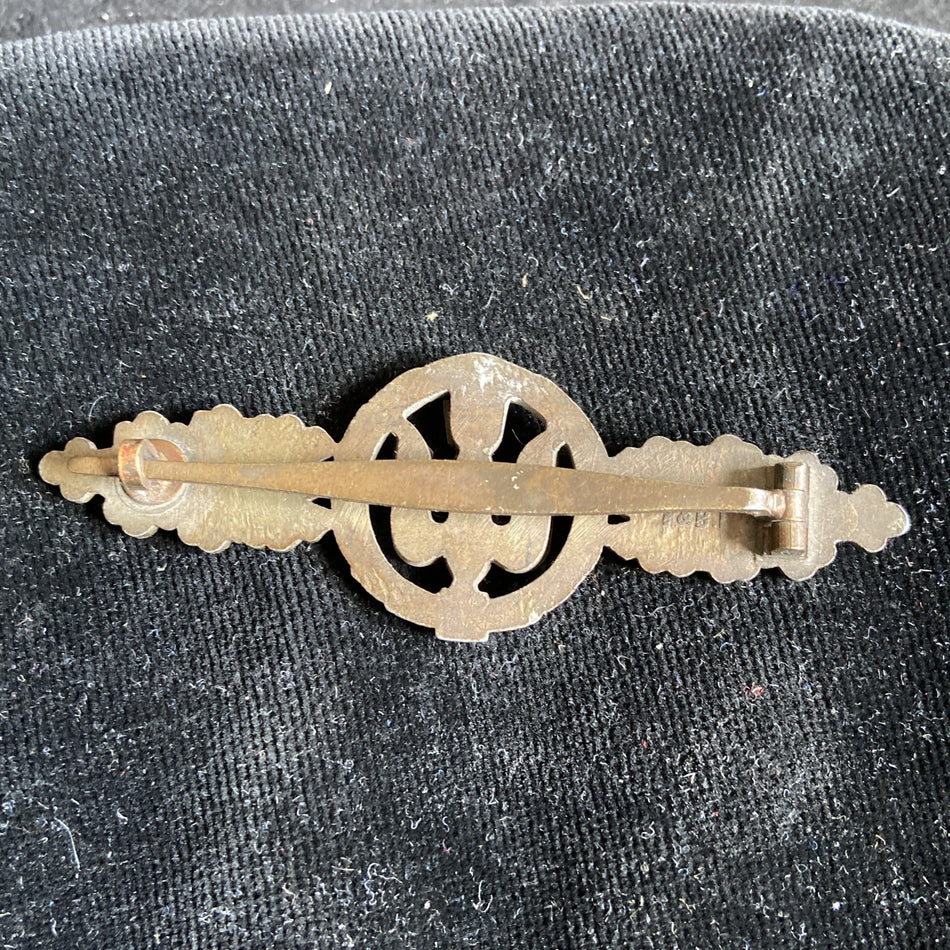 Nazi Germany, Luftwaffe Bomber Clasp in bronze, marked F.&B.L.