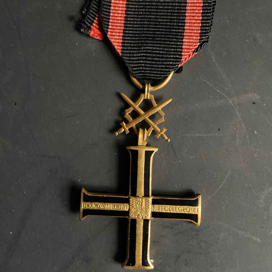 Poland, Independence Cross with swords