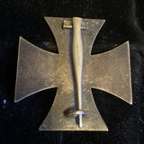 Nazi Germany, Iron Cross, 1st class, unmarked, some stains