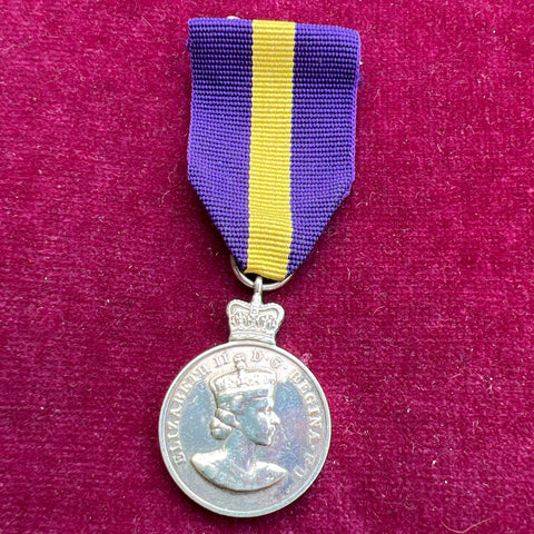 Warrant Holder's Medal, unnamed, hallmarked to edge