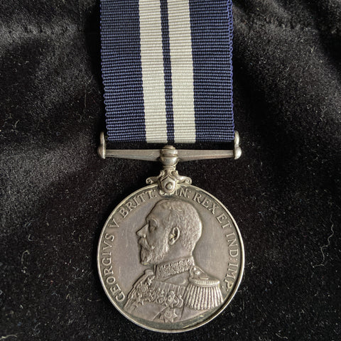 Navy Distinguished Service Medal to Chief Petty Officer John Piggott, HMS Patrician, Royal Navy, London Gazette 31 December 1917, with full service history