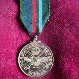 Voluntary Service Medal, hallmark sliver